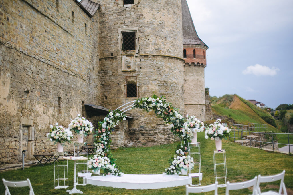 Allestimento Matrimonio in Castello